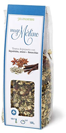 Regina di Fiori - Mago Merlino. Tisana Sfusa con Liquirizia, Anice e Finocchio. Sacchetto da 100g