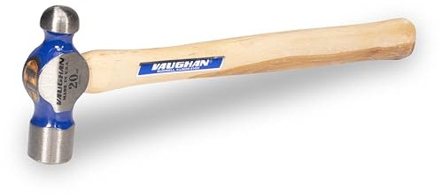 VAUGHAN Ball Pein Hammer 20 Oz, Metalworking Tool, Assembled in the USA