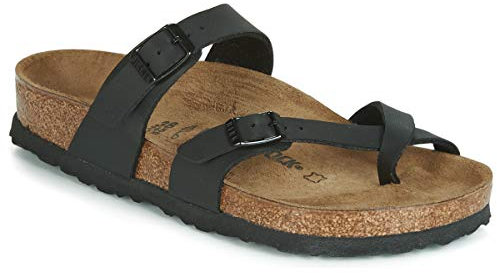 BIRKENSTOCK Damen Mayari Zehentrenner, Schwarz (Schwarz), 40 EU