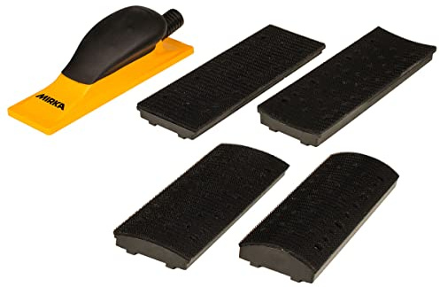 Mirka MVHB38-K Handblock-Schleif-/Konturen-Set, griffig, Multi-Loch-Vakuum, 1 Stück