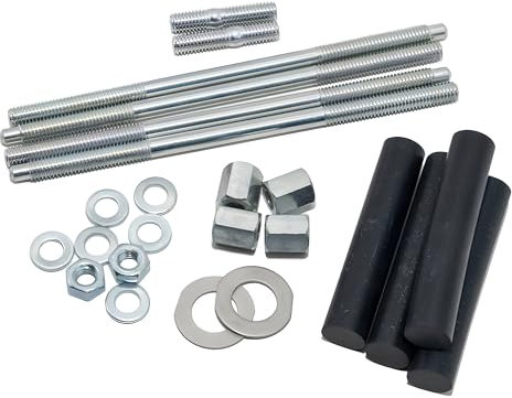 SET Zylindermontage Simson S51, S53 - Stehbolzen, Dämpfungsgummis, Anlaufscheibe 1,0mm, Kleinteile