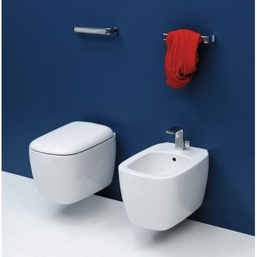 FLAMINIA BIDET SERIE MONO' SOSPESO MONOFORO BIANCO.