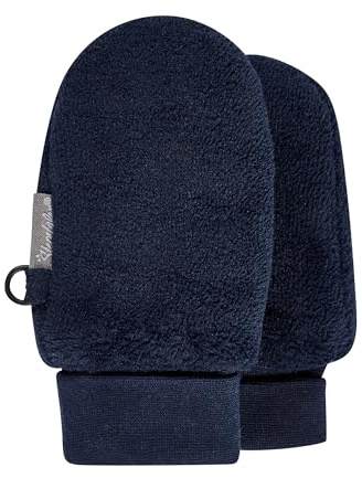 Sterntaler Fäustling ohne Daumen, gefüttert mit Microfleece, mit Bündchen - unisex Accessoires für Babys & Kleinkinder - warm und bequem - marine, Gr. 2