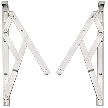 Nico Aluminium Friction Hinge Window Stay - 200mm, Stainless Steel, Adjustable, Pair