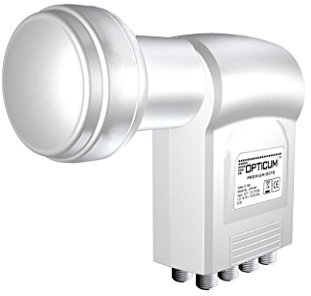 Opticum LOP-04H Octo-Switch LNB (0,1dB) per ricevitori satellitari Full HD, 3D compatibile