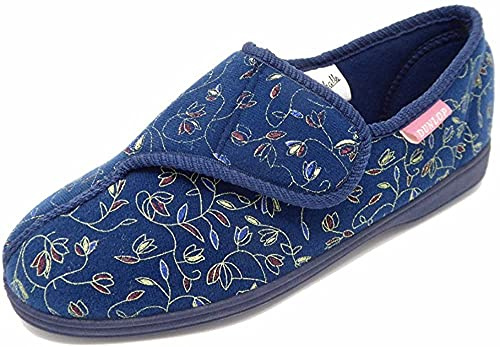 Dunlop Women's Slippers, Navy, 7 UK