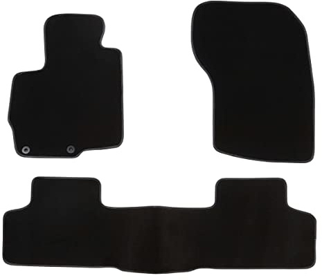 DBS Autofußmatte - nach Maß - 3-teilig - Anti Rutsch - hochwertiger Nadelfilz 1000g/m² - Velours Fertigung - Sortiment Luxe - 1764240