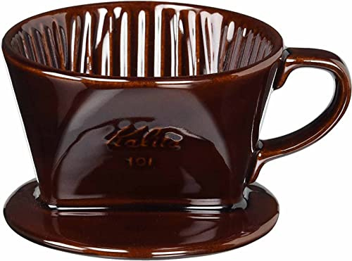 Kalita Ceramic Coffee Dripper 101 - Lotto Brown # 01003 by Kalita