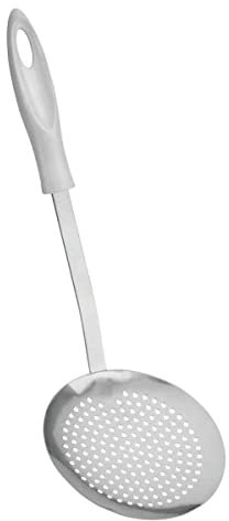 Metaltex - Schiumarola con Manico, in Acciaio Inox, Vaniglia, 30 x 4 x 5 cm