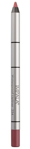 IMPALA | Creamy Waterproof Lip Pencil Matte Antique Pink Color 234 | Permanent Lip Liner | Waterproof Lip Pencil | Long-lasting Lip Liner | Volumizing Effect