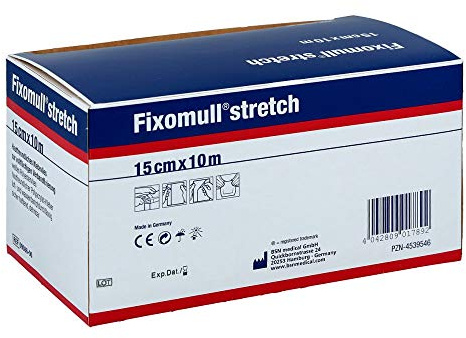 BSN medical Fixomull Stretch, Weiß, 15 cm x 10 m, 1 stück