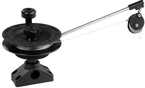 Scotty Bootfahren 620731 1073 Laketroller Halterung Downrigger, Schwarz, S | Verstellbar, um 360 Grad drehbar, robuste Konstruktion