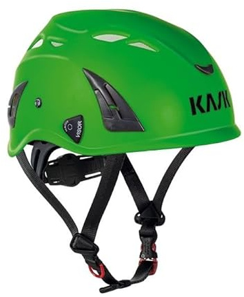 KASK SUPERPLASMA AQ INDUSTRIESCHUTZ -UND KLETTERHELM (GRÜN) | INKLUSIVE SCHUTZBRILLE (SCHWARZ)