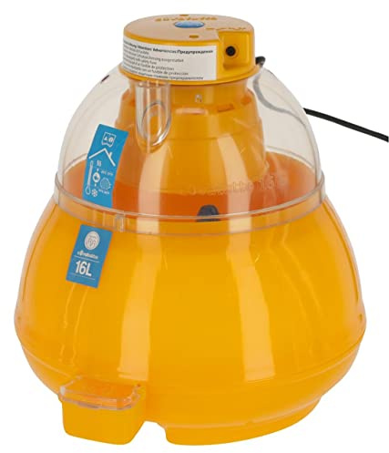 Novital Brutautomat Covatutto 16 L, Kleiner Brutapparat für Eier von Hühnern/Gänsen/Enten/Truthähnen/Wachteln, Mit integriertem Wasserbecken und Temperaturkontrolle