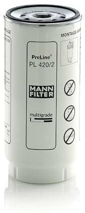 MANN-FILTER, PL 420/2 x Kraftstofffilter | Für Off-Highway, Schutz des Kraftstoffsystems, Injektorschutz, Zuverlässige Kraftstoffversorgung, Echte OE-Technologie