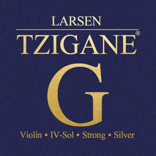 LARSEN STRINGS Violin Saiten Tzigane Multifilament-Fiberkern G silber strong