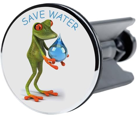 Sanilo Waschbeckenstöpsel Save Water, viele schöne Stöpsel für das Waschbecken zur Auswahl, hochwertige Qualität