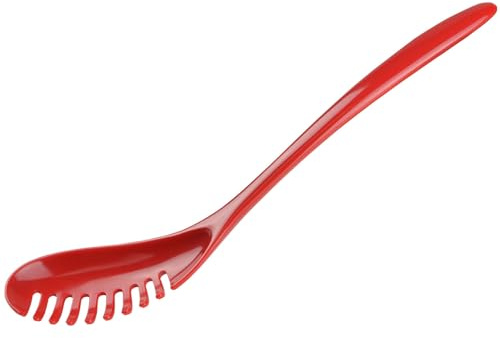 1 X Gourmac Red Pasta Spoon 12.75