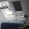 Original Velux Verdunkelungsrollo Rollo für GGL, GHL, GTL, GPL, GGU, GHU, GTU, GPU / M08 und 308 / Stofffarbe Premium 3009 / Uni Schwarz, Schienenfarbe silber // DKL M08 3009S