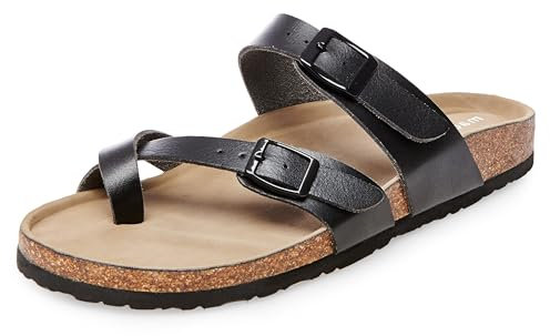 Madden Girl Damen Bryceee Zehenring-Sandalen, Schwarz Paris, 38 EU