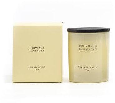 CERERÍA MOLLA 1899 | Vela Premium Provence Lavender | Velas Aromáticas de 1 Mechas | 50 horas de duración | Vela con Fragancias Naturales | Envases Reciclables | Vela Artesanal