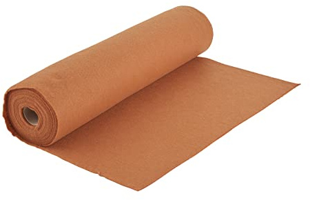 VBS Bastelfilz 45x500cm 100 Terylen Filzstoff 1.5mm Stärke Hellbraun