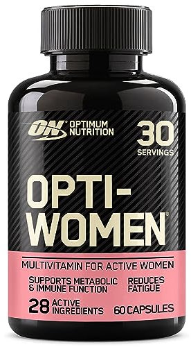 Optimum Nutrition Opti-Women Multivitamines, 60 Gélules, Cure de 1 Mois