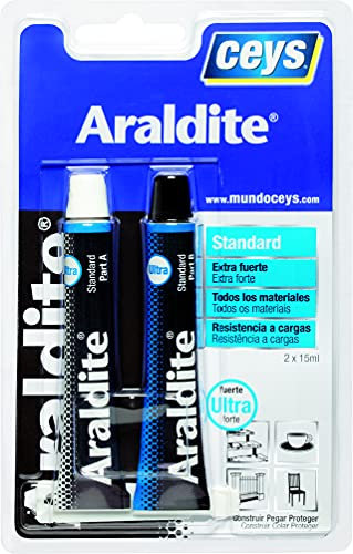 Ceys - Araldite - Adhesivo gran resistencia - 2 Blisters x 15 ML
