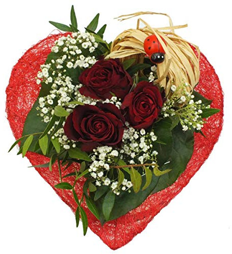 Blumenstrauß kleines Herz – Frischer Blumenstrauß mit kostenloser Geschenkkarte & Blumenversand