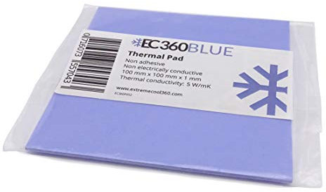 EC360® BLUE 5W/mK Thermal Pad (100 x 100 x 1,0 mm)