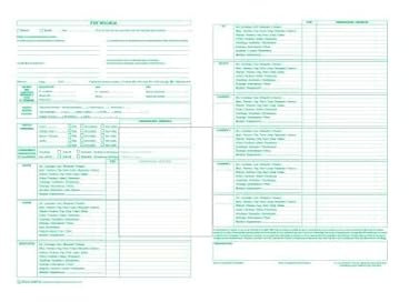 Liasses de 3 Exemplaires Etats des Lieux d'Entrée et Sortie (Tous Contrats)