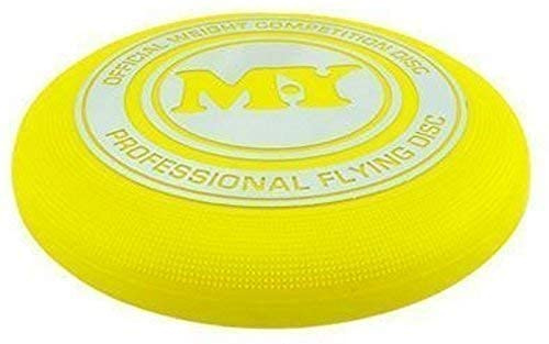 M.Y Frisbee Ufficiale Peso 180g Competizione Volantino Disco - 4 Colori Assortiti - Giallo