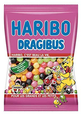 Générique Bonbon Haribo Dragibus , Multicolore Taille Unique