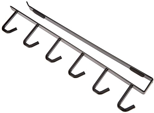 YAMAZAKI 7118 TOWER UnderShelf Kitchen Tool Hooks, black, Steel, 1.5 x 26 x 6.5 cm