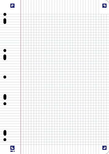 Oxford Etudiants SOS Notes Feuille simple Petits carreaux 400 pages A4 Blanc