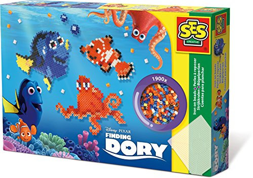 SES Creative 14739 - Bügelperlenset Findet Dory, blau