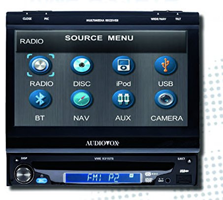 Audiovox VME9315TS Radio CD 1DIN con Pantalla motorizada