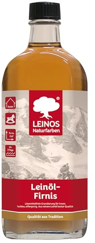 Leinöl-Firnis – Biologischer Holzschutz, farblos, innen & außen, 0,25 L