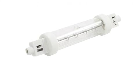 Pro-Lite 300w 118mm Infra red R7S jacketed catering lamp (INF6424-300JKT)