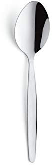 Grunwerg Economy Collection Teaspoons, 18/0 Stainless Steel, 999P Plain Pattern Cutlery – Pack of 12,375,31.5 x 22 x 17 cm, Steel