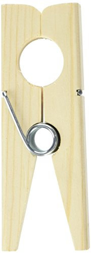 Artemio - Molletta del bucato, in Legno, Maxi, 14 cm, Colore: Beige