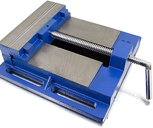 BITUXX® Universal Maschinenschraubstock 200mm Schraubstock Säulen Tisch Stand Bohrmaschine