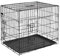 Kerbl Gittertransportbox (Länge x Breite x Höhe 76 x 54 x 64 cm, mit zwei Türen, stabile Gitterbox für Hunde) 81365