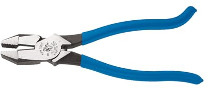 Klein Tools D2000-9ST Pliers, Made in USA, Side Cutters are Heavy-Duty 9-Inch Ironworker Pliers for Rebar, ACSR, Screws, Nails and Most Hardened Wire