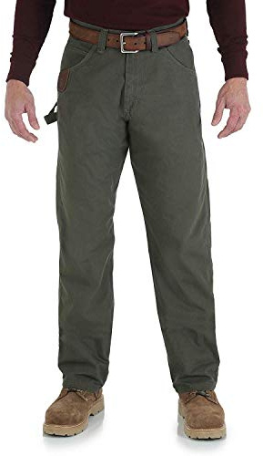 Wrangler Riggs Workwear Men's Carpenter Jean, Loden, 32W x 32L