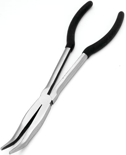Performance Tool 1433 11 Long Reach Plier - Bent Tip,