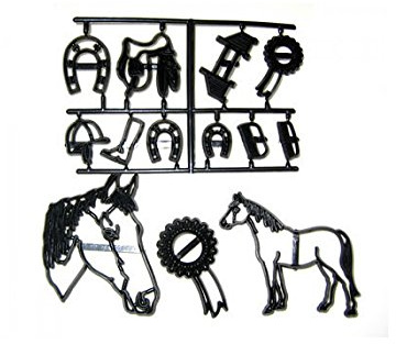 Horse Set Patchwork Cutters Sugarcraft Tools