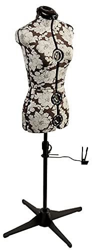 Verstellbare Schneiderpuppe Hollyhock Grau 8-Teilige | Zierlich (XS) [Größe EUR 34 bis 38]