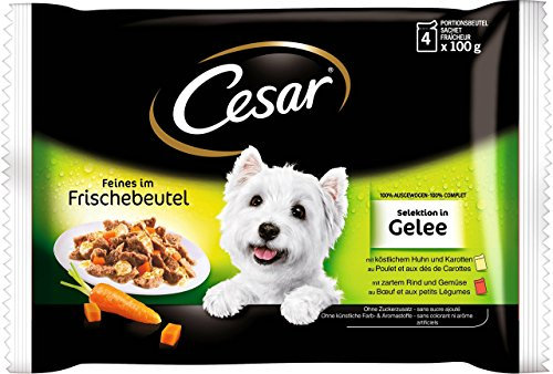 Cesar Hundefutter Feines im Frischebeutel