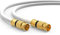 15m Satkabel 135 db Quick F-Stecker Schnellstecker Sat TV Kabel DIGITAL Antennenkabel Koaxial Router Anschlusskabel HD 4K UHD